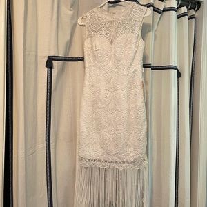 Mingda’s Dress White Cocktail Dress